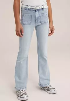 Широкие джинсы Met Stretch WE Fashion, серые