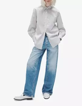 Широкие джинсы Miramar Rag & Bone, светло-синий