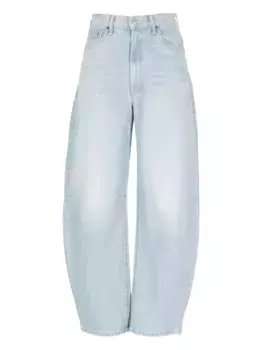 Широкие джинсы MOTHER, синий