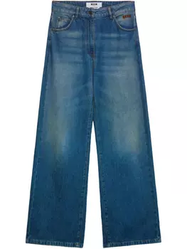 Широкие джинсы MSGM, синий