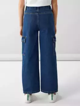 Широкие джинсы Name It "NKFROSE HW WIDE CARGO JEANS 6190-BS NOOS", синий