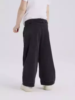 Широкие джинсы Name It "NMFBELLA WIDE JEANS 6485-TO NOOS", черный
