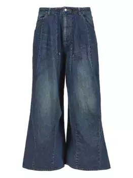 Широкие джинсы Needles, синий