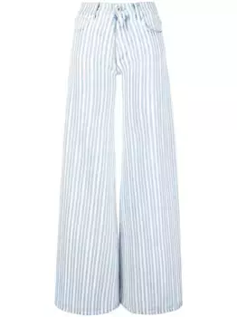Широкие джинсы OFF-WHITE, синий