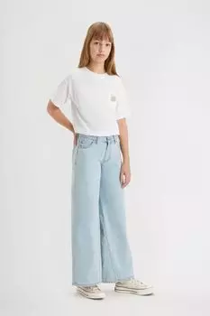 Широкие джинсы оверсайз из денима Levi'S, синий