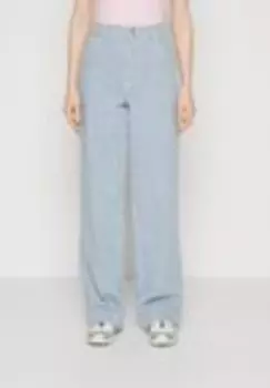 Широкие джинсы PCBILLO WIDE Pieces, светло-голубой