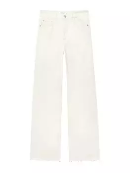 Широкие джинсы Pull&Bear, экрю