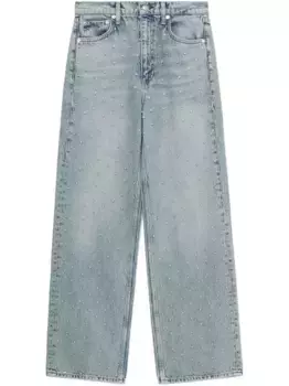 Широкие джинсы rag & bone, синий