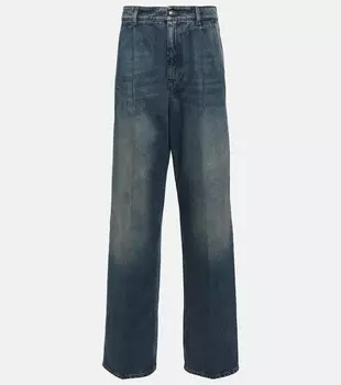 Широкие джинсы rampur с низкой посадкой Sportmax, синий