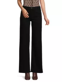 Широкие джинсы Rosalie с высокой посадкой Hudson, цвет Rinse Black