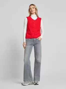 Широкие джинсы с 5 карманами, модель «TESS» Cambio, светло-серый