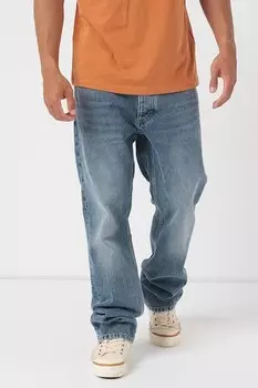 Широкие джинсы с эффектом потертости Mustang, пыльно-синий