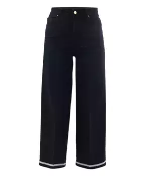 Широкие джинсы с блестящими деталями Kocca, синий