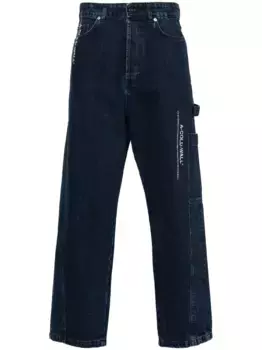 Широкие джинсы с логотипом A-COLD-WALL*, синий
