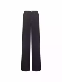 Широкие джинсы с логотипом Ksubi, тёмно-синий