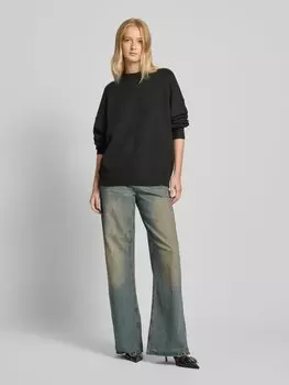 Широкие джинсы с пятью карманами Review, синий