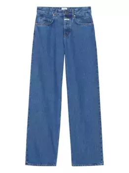 Широкие джинсы с завышенной талией Closed, синий