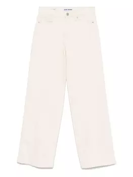 Широкие джинсы с завышенной талией DKNY, нейтральный