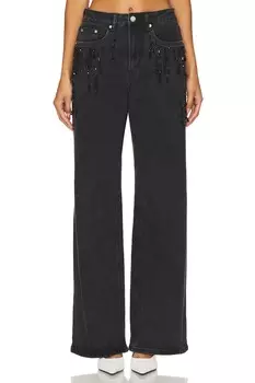 Широкие джинсы similina с высокой талией Gestuz, серый