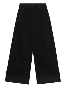 Широкие джинсы Simone Rocha, черный