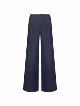 Широкие джинсы SLVRLAKE, тёмно-синий