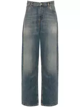 Широкие джинсы средней посадки ETRO, синий