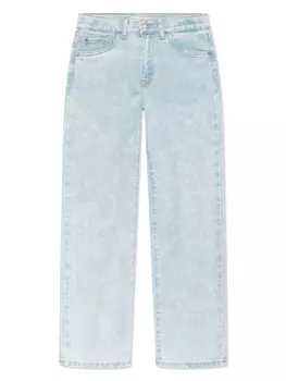 Широкие джинсы средней посадки Levi's Kids, синий