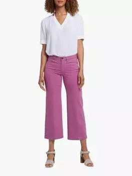 Широкие джинсы teresa по щиколотку NYDJ, цвет Red Violet