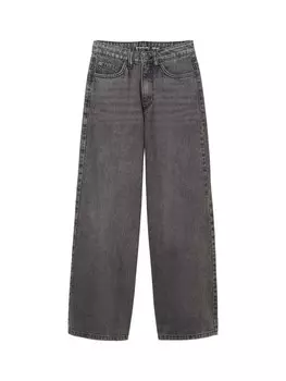 Широкие джинсы Tom Tailor, серый деним