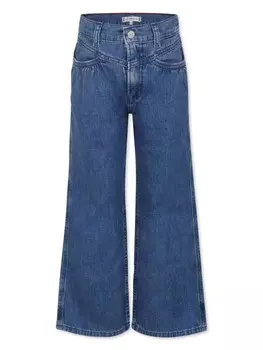 Широкие джинсы Tommy Hilfiger Junior, синий