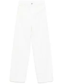 Широкие джинсы TOTEME, белый