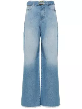 Широкие джинсы TWINSET, синий
