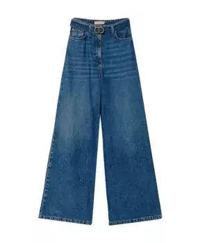 Широкие джинсы Twinset, синий