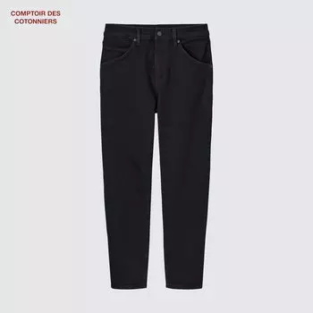 Широкие джинсы UNIQLO, черный
