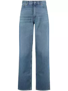Широкие джинсы VALENTINO GARAVANI, синий