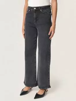 Широкие джинсы vanesa Soaked In Luxury, цвет Black Washed Denim