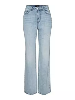 Широкие джинсы Vero Moda Kithy, светло-синий