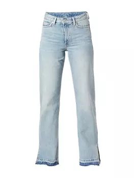 Широкие джинсы Weekday LOVE SPLIT, светло-синий