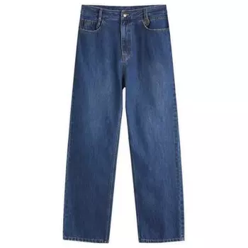 Широкие джинсы Wooyoungmi, синий