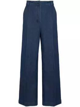 Широкие джинсы YVES SALOMON, синий