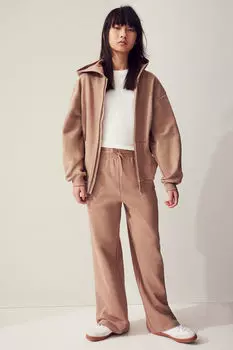Широкие джоггеры H&M, бежевый