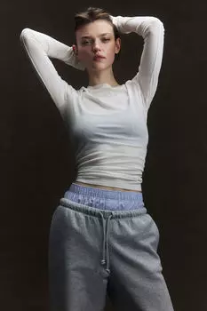 Широкие джоггеры H&M, серый