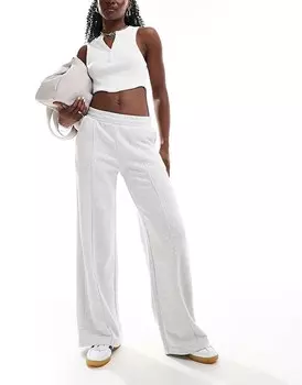 Широкие джоггеры серого цвета Bershka