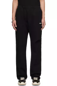 Широкие джоггеры We11Done, черный