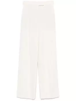 Широкие фактурные брюки Rhe, серый