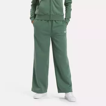 Широкие флисовые брюки Identity Reebok, зеленый