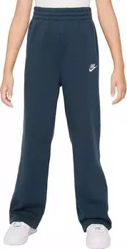Широкие флисовые брюки Nike для девочек Club