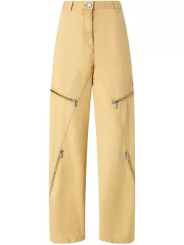 Широкие хлопковые брюки PINKO, желтый