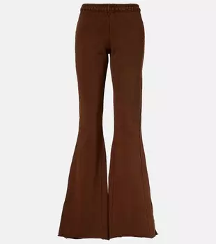 Широкие хлопковые джерси спортивные штаны Entire Studios, Maple