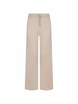Широкие кашемировые брюки Eleventy, бежевый